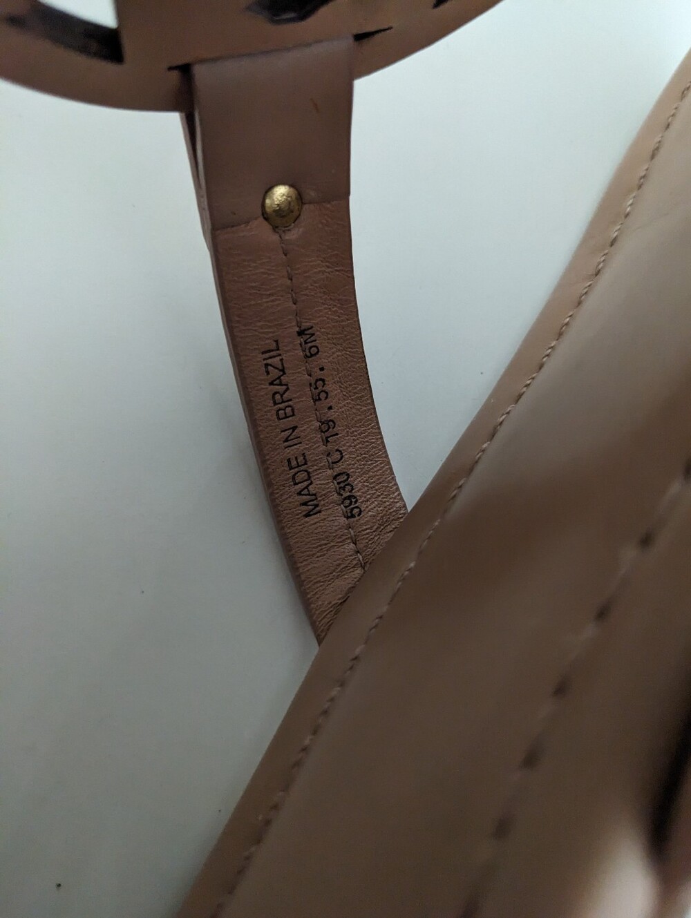 GUC! Tory Burch Miller Sandal In Beige/Tan Size 6 - Picture 8 of 16